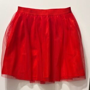 Cat & Jack Vibrant Red Skater Skirt